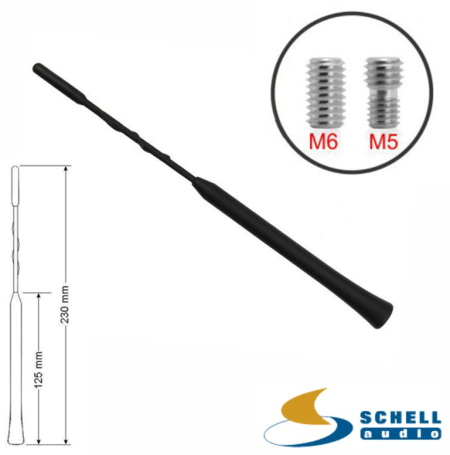 Preview: Antennenstab 23cm gewendelt Antenne Dachantenne Preview: Antennenstab 23cm gewendelt Antenne Dachantenne