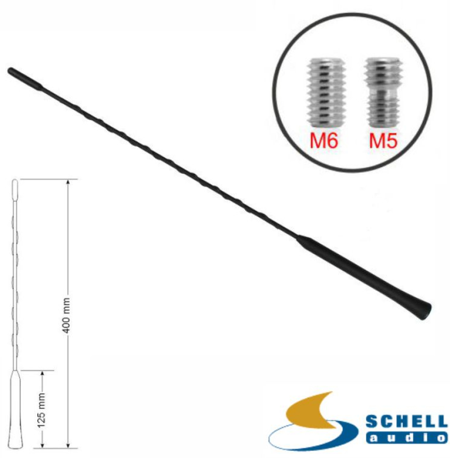 Preview: Antennenstab 40cm gewendelt Antenne Dachantenne Preview: Antennenstab 40cm gewendelt Antenne Dachantenne
