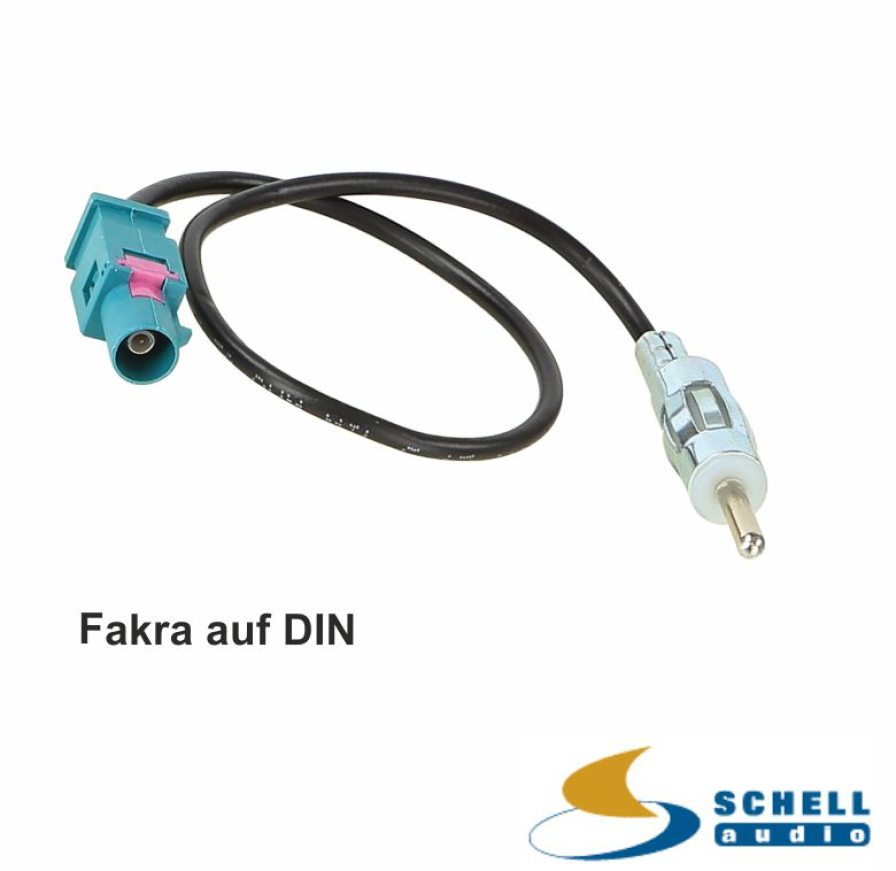 Antennenadapter Fakra auf DIN passiv Auto Adapter Autoradio Antenne