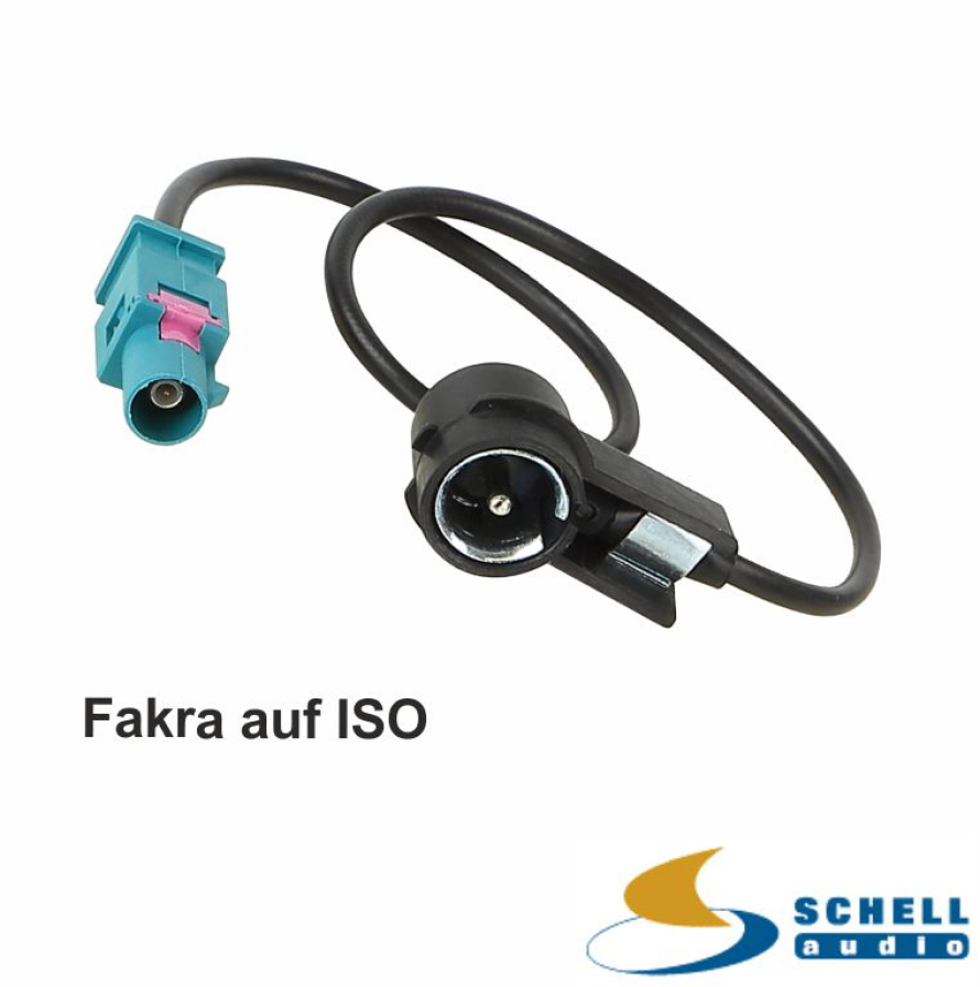 Antennenadapter Fakra auf ISO passiv Auto Adapter Autoradio Antenne